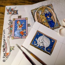 Buchmalerei Workshop - Vergolden, Farbe herstellen, Zeitreisen