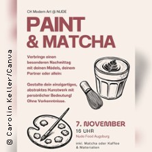 Paint & Matcha - Event Augsburg November | Herbst Workshop