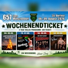 35. Dorffest W&uuml;nschendorf - Wochenendticket - f&uuml;r alle Veranstaltungen