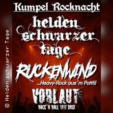 Kumpel-Rocknacht 2026 - mit R&uuml;ckenwind, Helden schwarzer Tage, Vorlaut