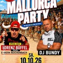 Mallorca Party mit Lorenz B&uuml;ffel Double - Party auf 2 Dancefloors