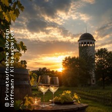 Stadtrundgang Burgst&auml;dt mit Wein - Ausblick vom Taurasteinturm