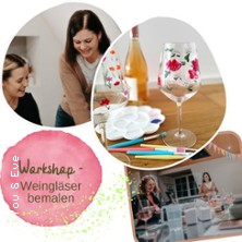 Workshop Weingl&auml;ser bemalen
