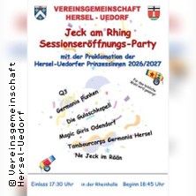Jeck Am Rhing - Sessionser&ouml;ffnungs-Party | Rheinhalle Hersel