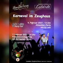 Die gro&szlig;e Kappessonntag-Fete im Zeughaus - mit DJ Captain Britz