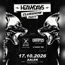 Heavydays Clubshow Frap&eacute; Aalen -  4 Bands Live | Xarise, Campus (BE) + TBA