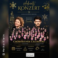 Chorfreunde L&auml;gerdorf pr&auml;sentieren: Adventskonzert 2026 - mit Linda Joan Berg & Stephanos Katsaros