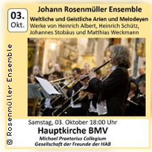 Johann Rosenm&uuml;ller Ensemble - Weltliche und Geistliche Arien und Melodeyen