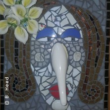 Mosaik-Workshop im Staudengarten