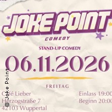 Joke Point Comedy - Open Mic | Cafe Lieber
