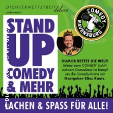 Comedy Slam: Comedy-Show in Ravensburg |  Pr&auml;sentiert von Gastgeber Elias Raatz