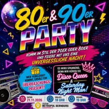 80er & 90er Party | Metropol Bernburg