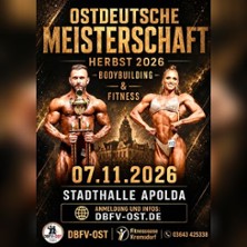 Ostdeutsche Meisterschaft Bodybuilding - Quali f&uuml;r die Dt. Meisterschaft