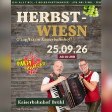 Herbstwiesen 2026 - Tiroler Partymander live | Kaiserbahnhof Br&uuml;hl