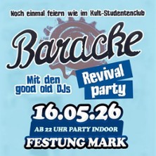 Baracke Remember Party -  mit den original Baracke DJs und mehr