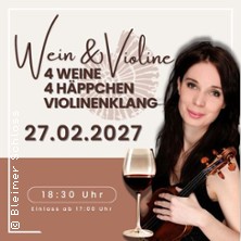 Wein & Violine - 4 Weine | 4 H&auml;ppchen | Violinenklang