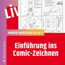 Kinder-Workshop (8-12J.) - Einf&uuml;hrung ins Comic-Zeichnen