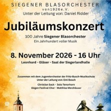 100 Jahre Siegener Blasorchester | Ein Jahrhundert voller Musik