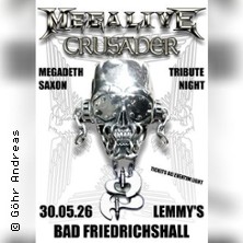 Megalive & Crusader - Tribute Night to Megadeth & Saxon