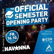 THE OFFICIAL SEMESTER OPENING PARTY