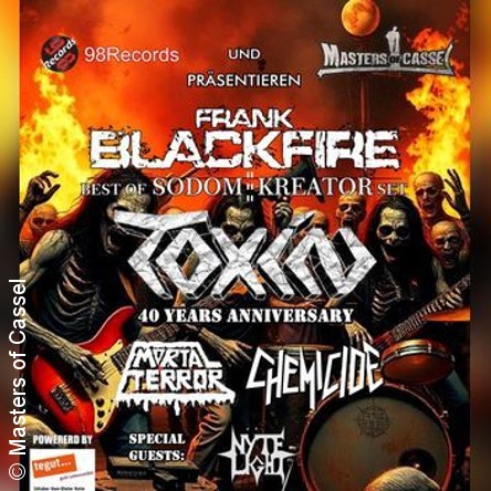 Toxin + Frank Blackfire + Supports