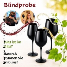 Blindprobe -  mit schwarzen Weingl&auml;sern | Was ist im Glas? Raten und staunen Sie mit uns!