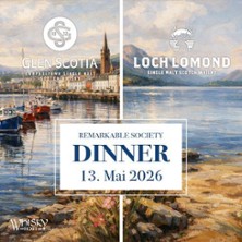 Remarkable Society Whisky Dinner - Glen Scotia & Loch Lomond laden ein