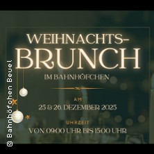 Weihnachts-Brunch im Bahnh&ouml;fchen - Premium Brunchbuffet inkl. ausgew. Getr&auml;nke