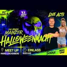 Die gro&szlig;e Mainzer Halloweennacht - LIVE: Sch&uuml;rze, Mika One & DJ Twenty-B