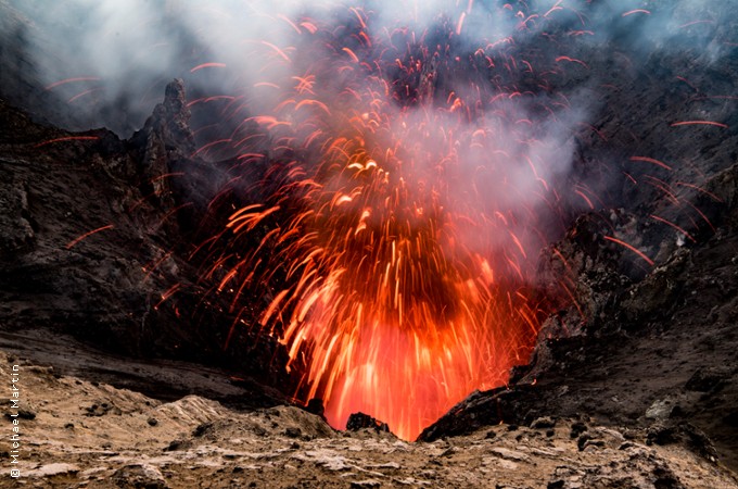 Vulkan Yasur im S&uuml;dpazifik