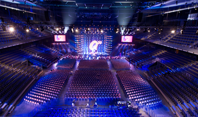 Max-Schmeling-Halle - Arena - TV Produktion