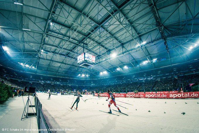 Biathlon auf Schalke 