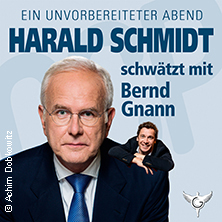 Ein unvorbereiteter Abend: Harald Schmidt schw&auml;tzt mit Bernd Gnann