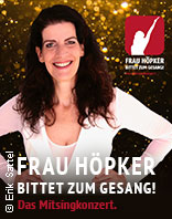 Frau H&ouml;pker bittet zum Gesang