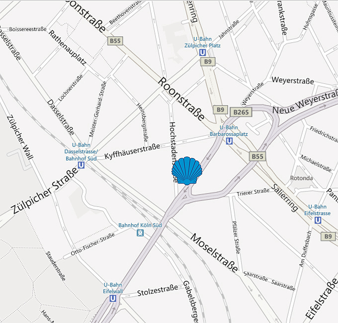 Anfahrt mit &ouml;ffentlichen Verkehrsmitteln