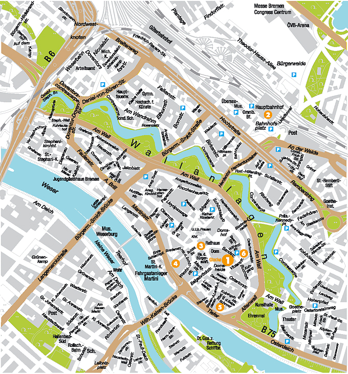 Anfahrt mit &ouml;ffentlichen Verkehrsmitteln