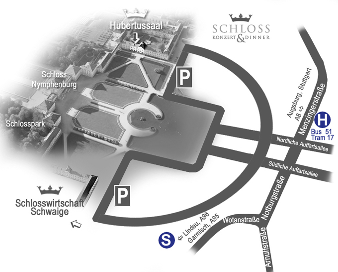 Anfahrt mit &ouml;ffentlichen Verkehrsmitteln