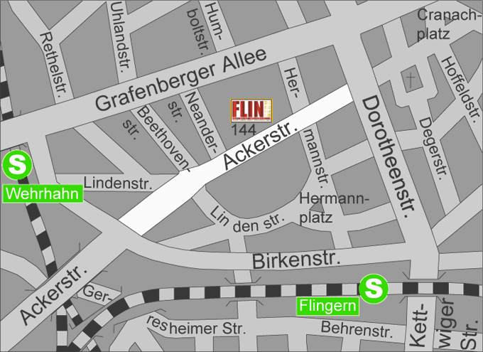 Anfahrt mit &ouml;ffentlichen Verkehrsmitteln