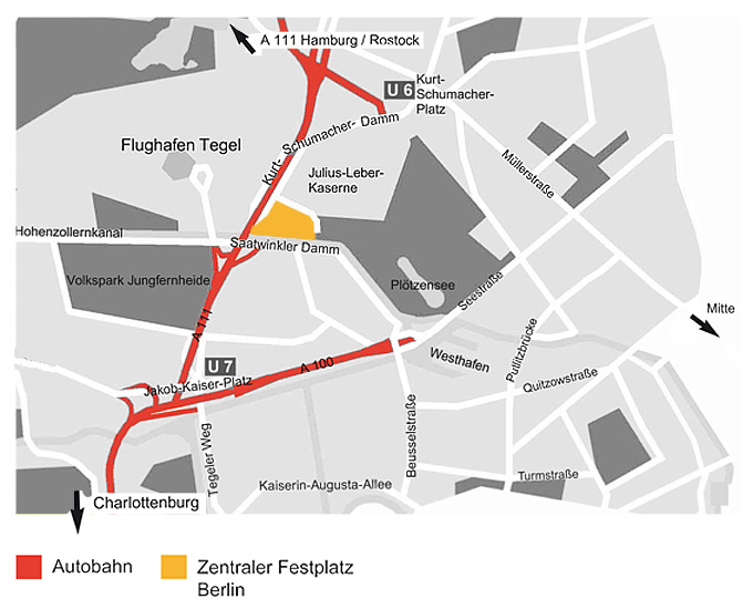 Anfahrt mit PKW