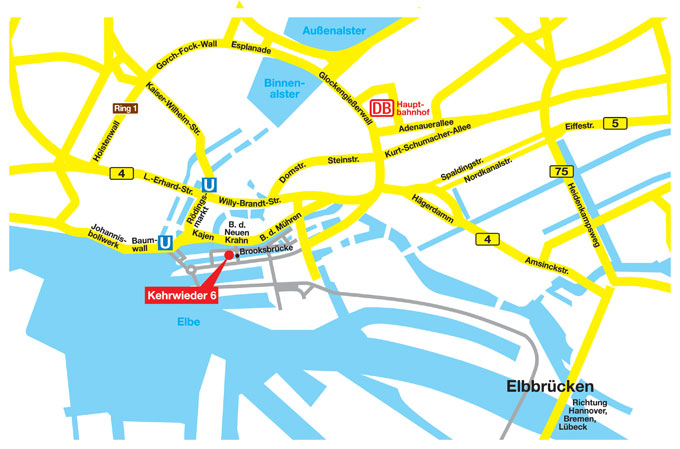 Anfahrt mit &ouml;ffentlichen Verkehrsmitteln